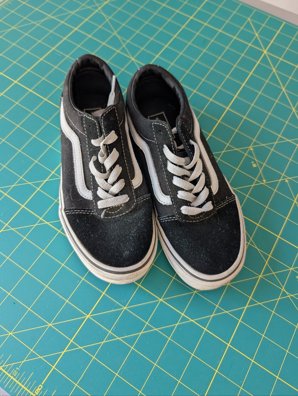 Vans Kids Black and White Sneakers